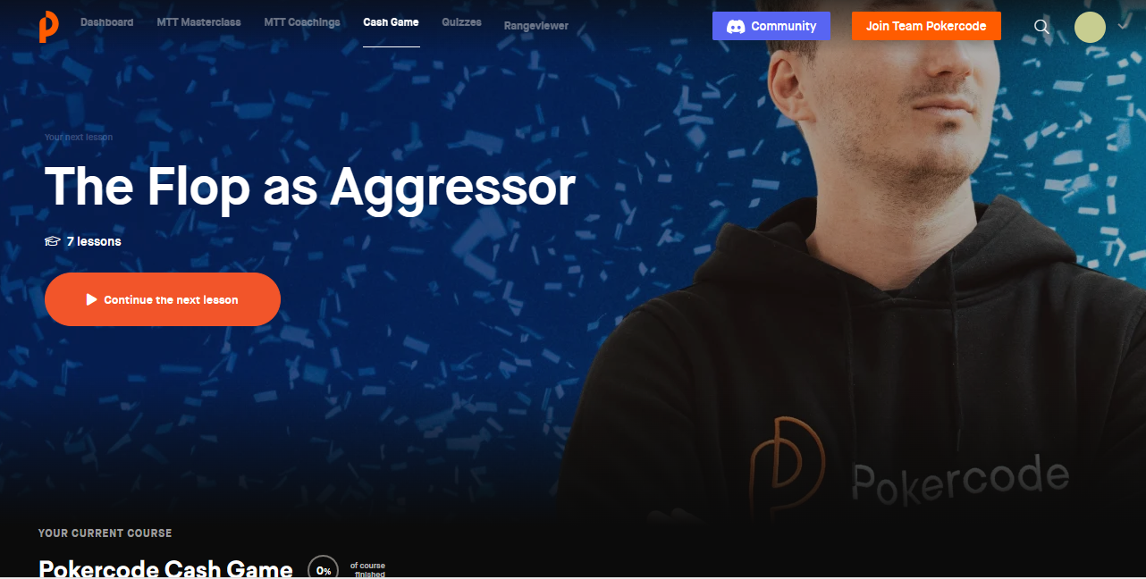 PokerCode Review , cash course