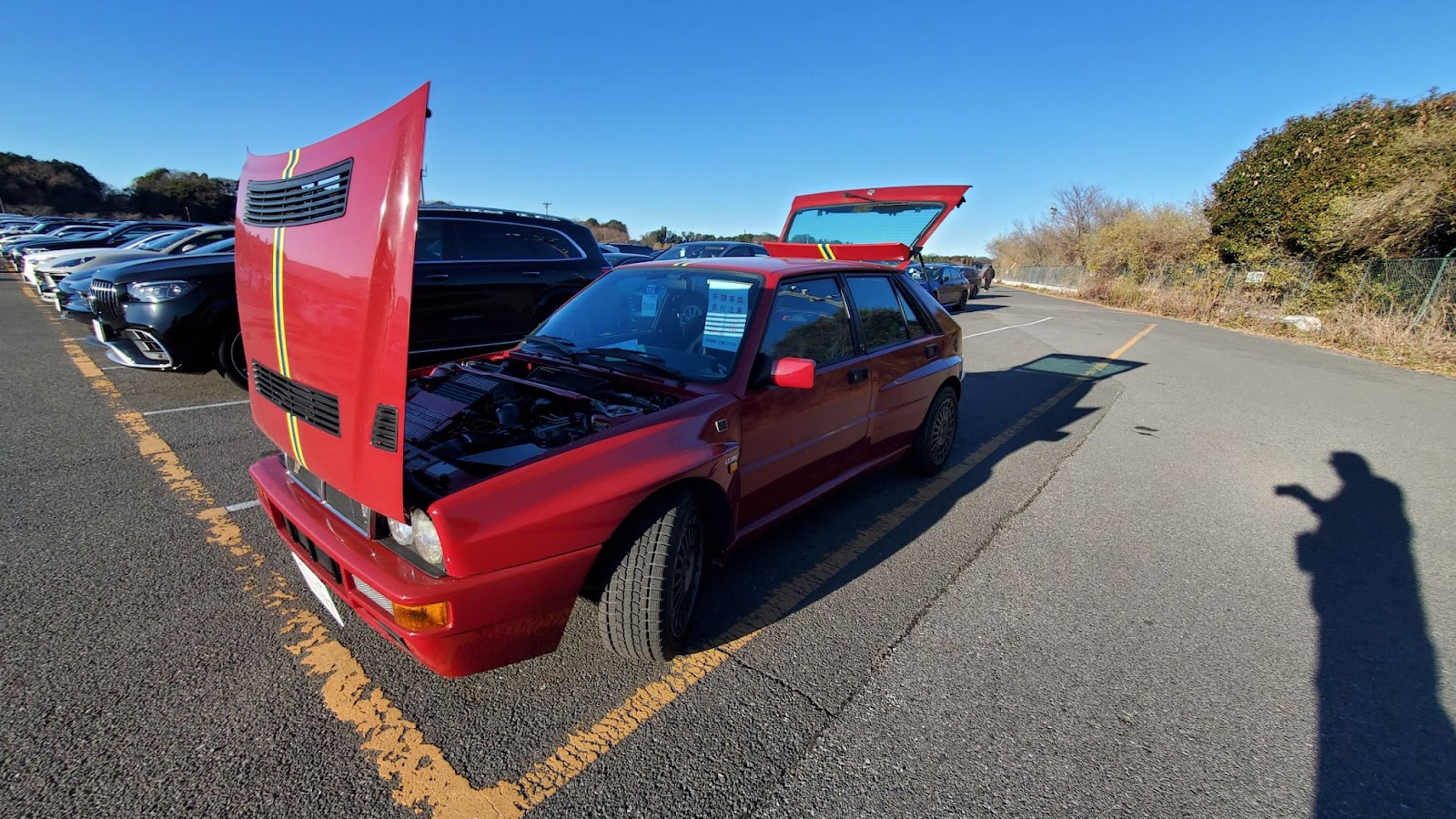 Lancia Delta HF Integrale Evolution Final Edition at Japanese Used Car Auction Inspection process by TokyoCarZ