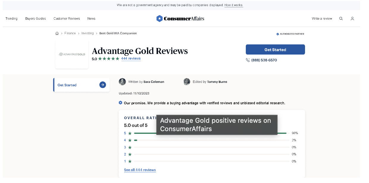 Advantage Gold lawsuit and complaints