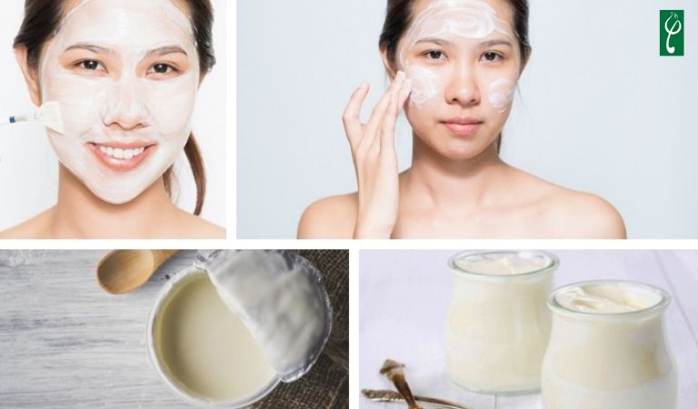 Rửa mặt bằng sữa chua không đường hỗ trợ cấp ẩm cho da 