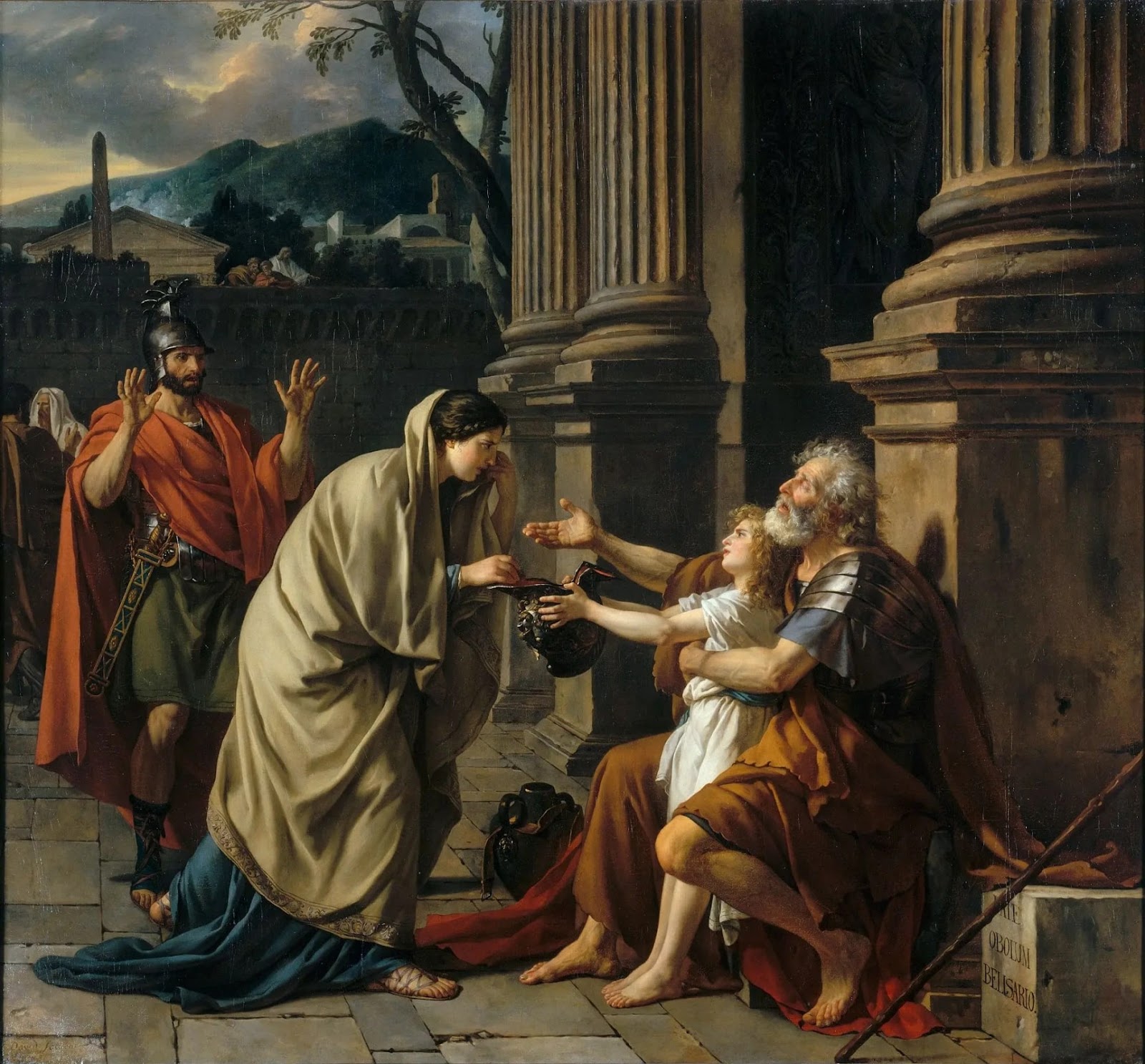 Велизарий просит милостыню