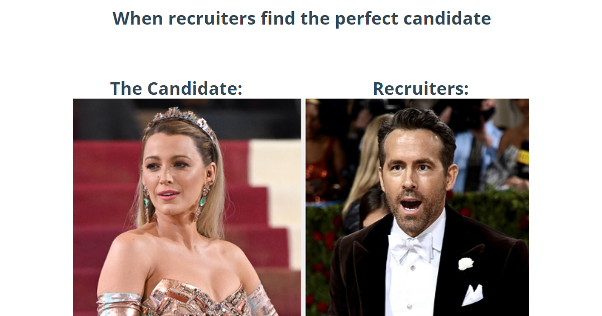 When Recruiters find the perfect candidate