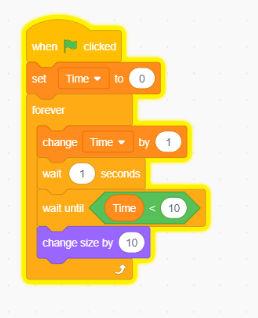 Using Control Blocks in Scratch