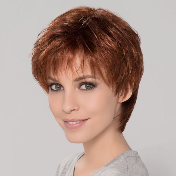 Tapered Pixie with Feathered Crown