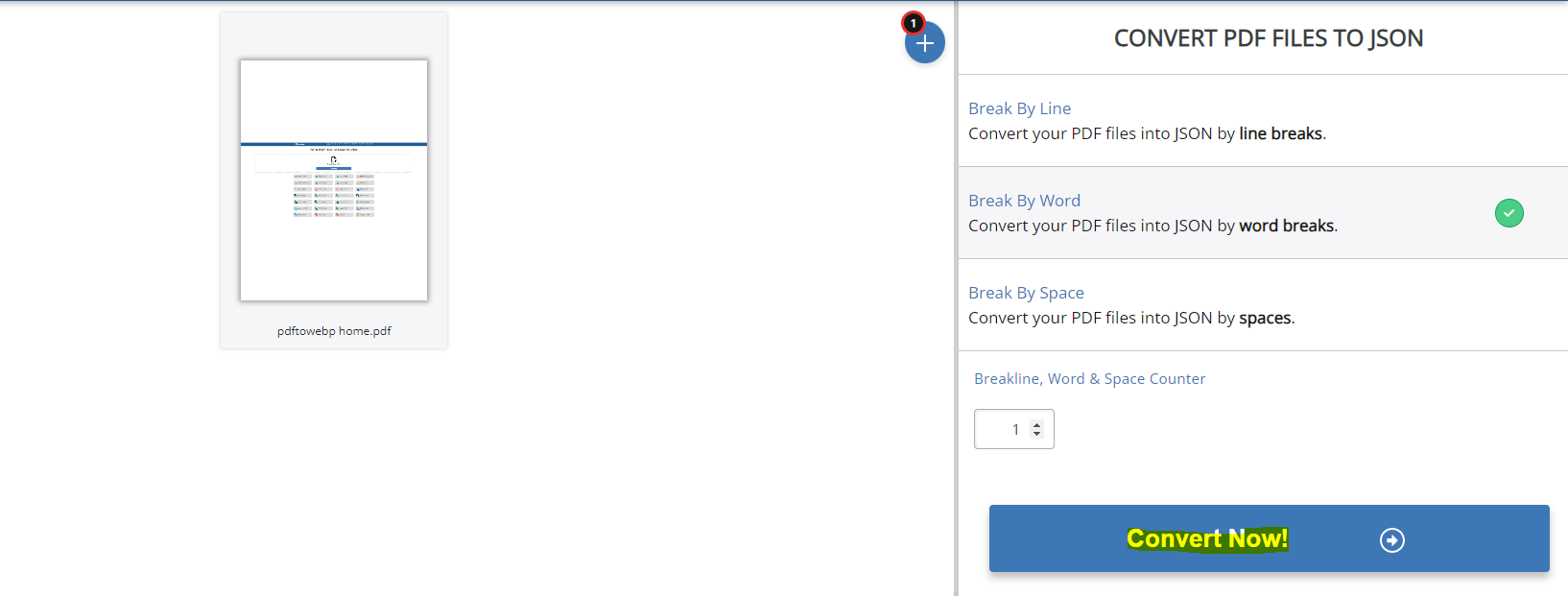 PDF To JSON