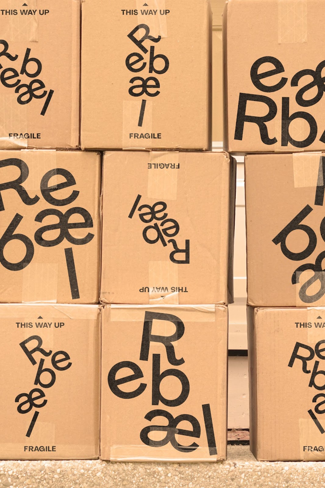 Artifact from the Explore Rebæl's Unique Branding & Packaging Design Journey article on Abduzeedo