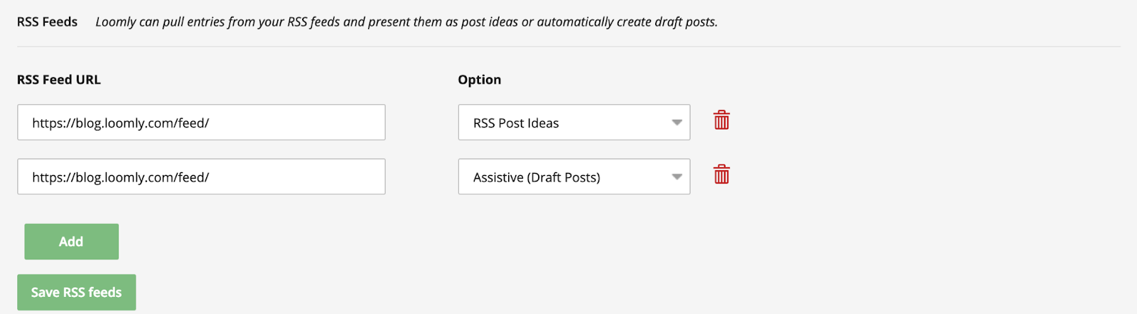 Social Media Monitoring with Loomly