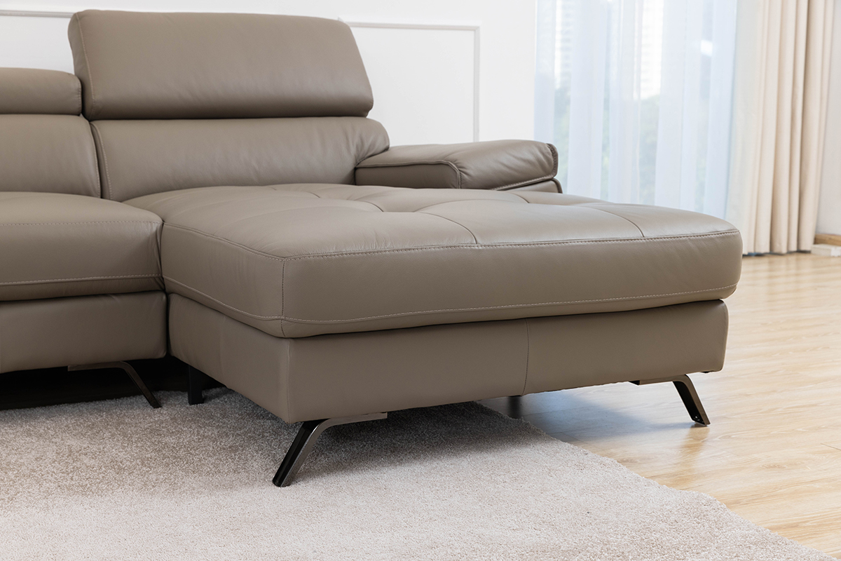 Sofa da thật nhập khẩu Malaysia mã 2160L-1