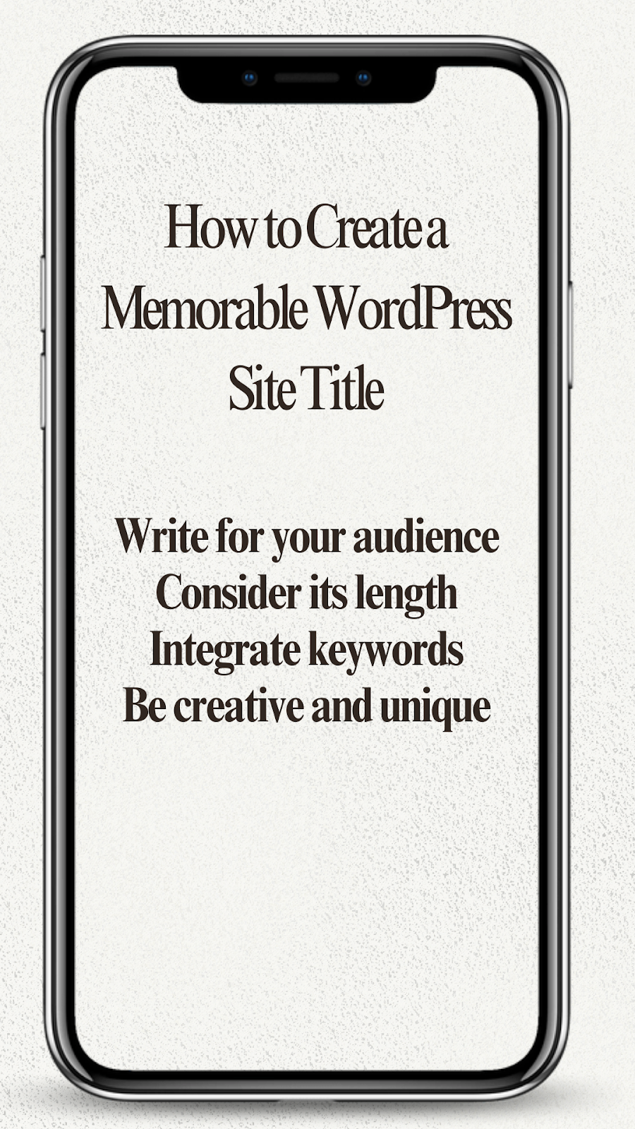 How to Create a Memorable WordPress Site Title