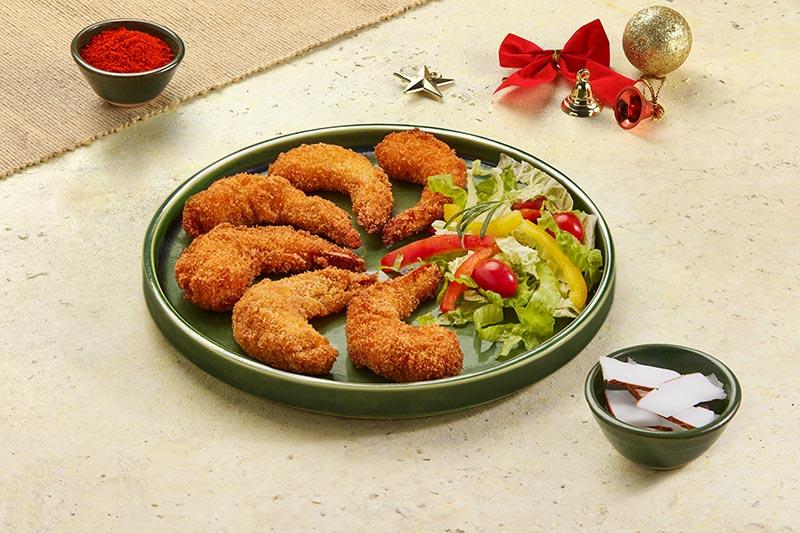 Festive feasting with Chicken Tenders in Tuscan Cream, Coconut Crumbled- Prawn - Hindustan Times