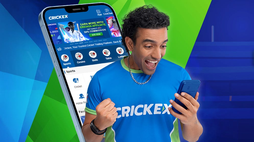 crickex homepage visual