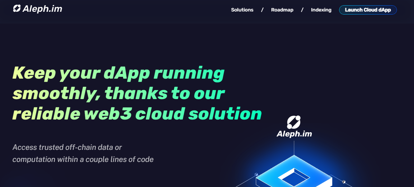 Aleph Blockchain App