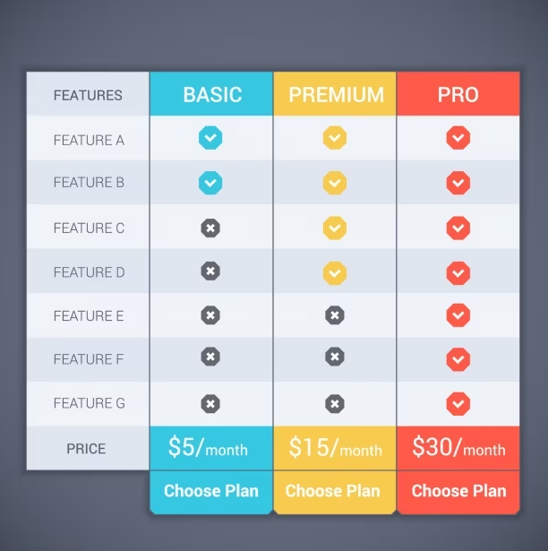 Monthly Subscription Plans