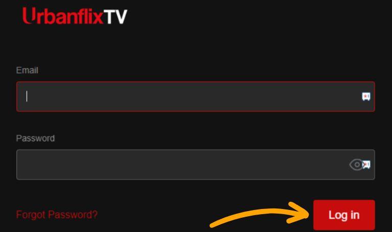 Log in with details to Cancel the urbanflix