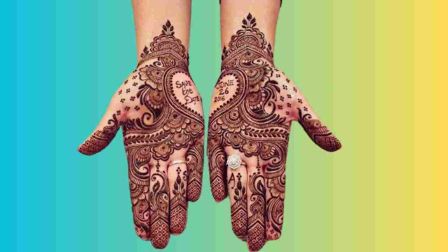 date fix ke liye mehndi design