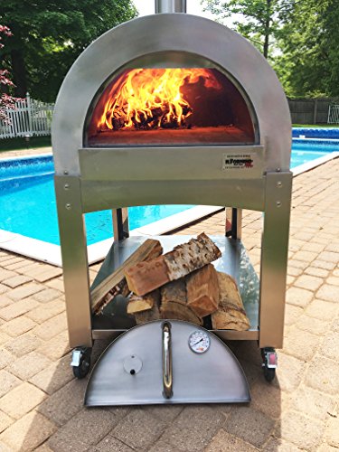 2.เตาอบพิซซ่าขนาดพกพา ilFornino Professional Series Wood Fired Pizza Oven