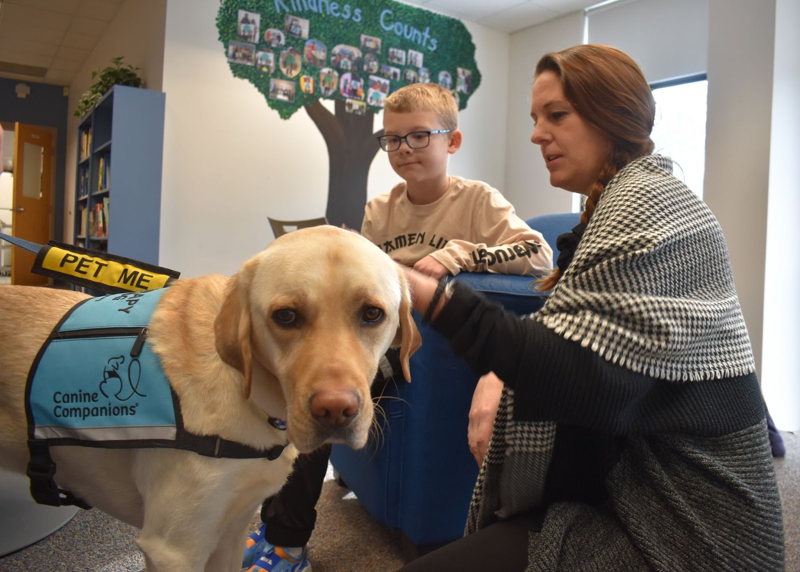 Wiggins the Therapy Dog