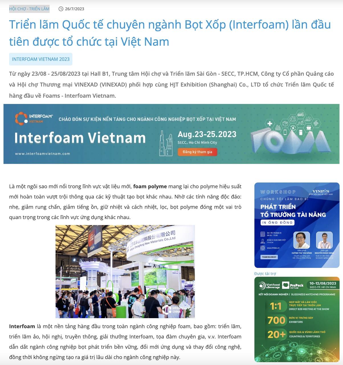 VINPAS - VIETNAM PACKAGING ASSOCIATION-news 