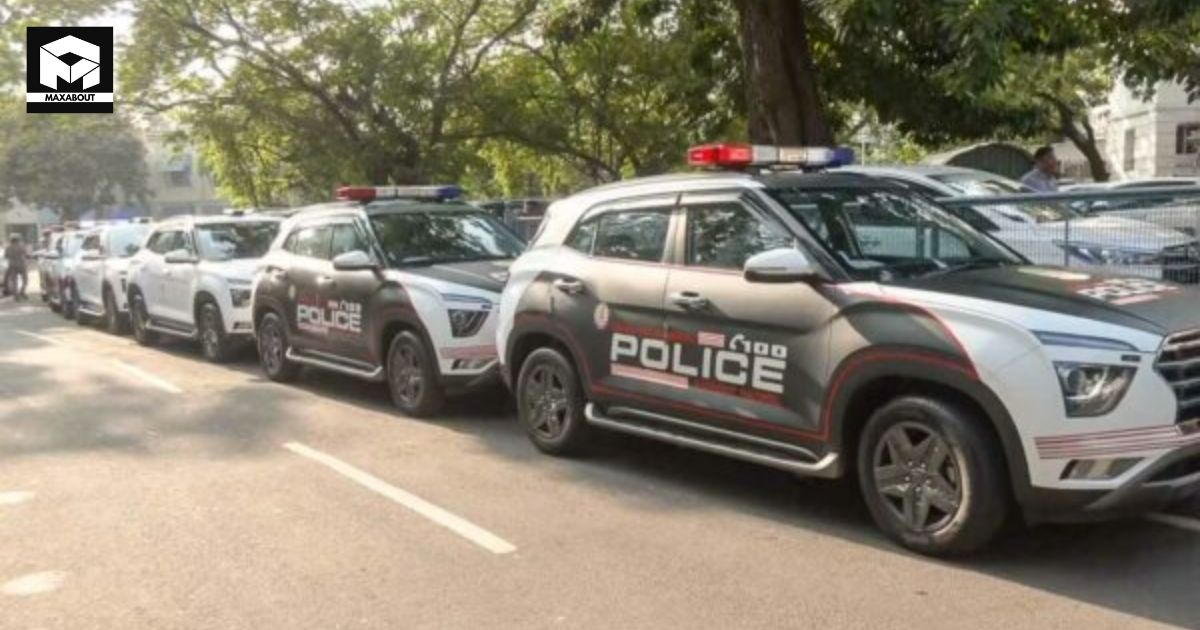 Hyundai Creta Joins Chennai Police Fleet with Innova, Bolero - side