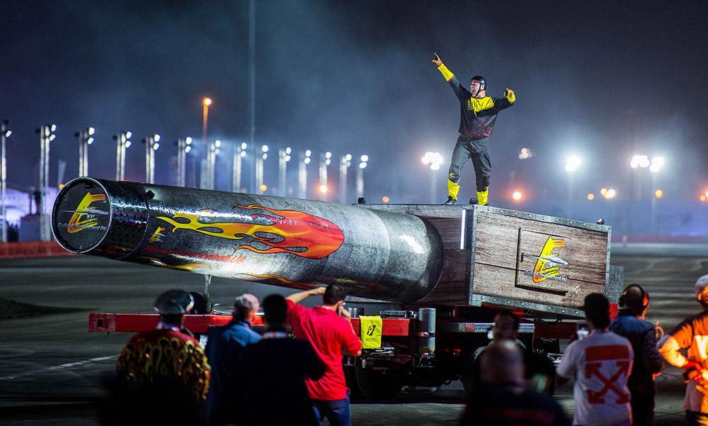 Human Cannonball Guinness Height Record