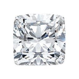 Cushion shaped loose diamond