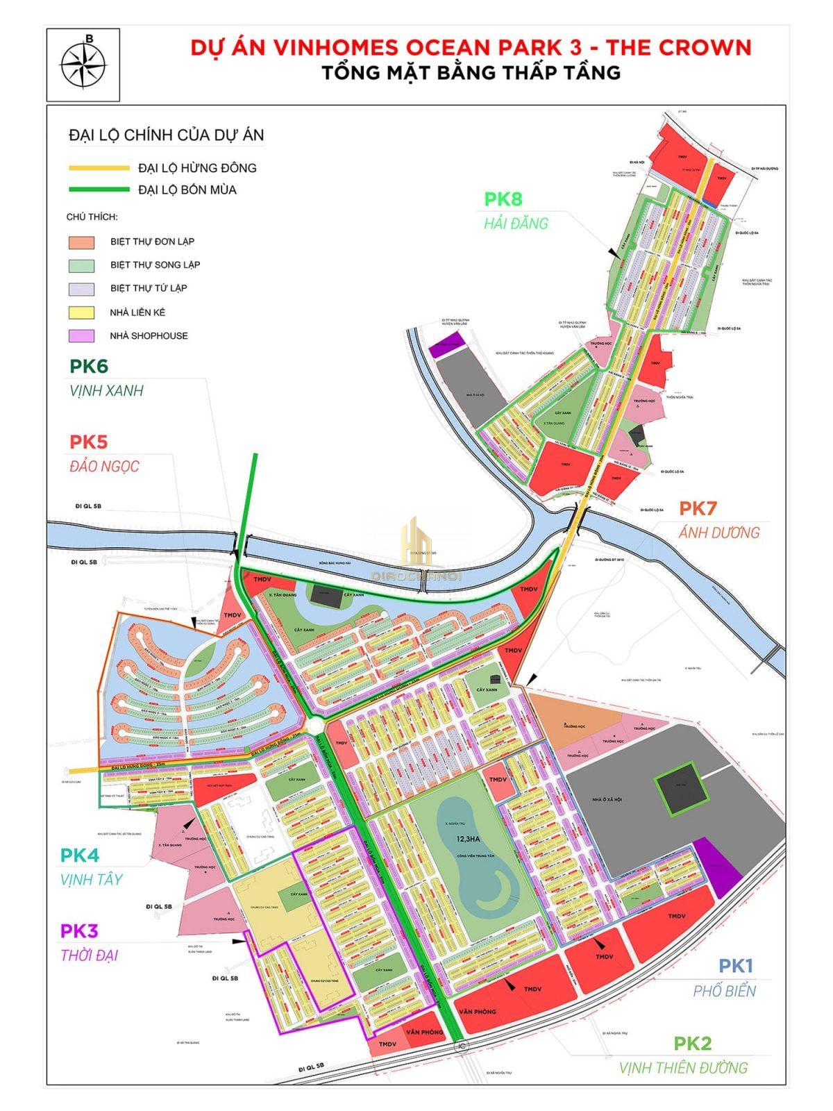 Hình ảnh quy hoạch vinhomes ocean park 3 the crown chi tiết số 1