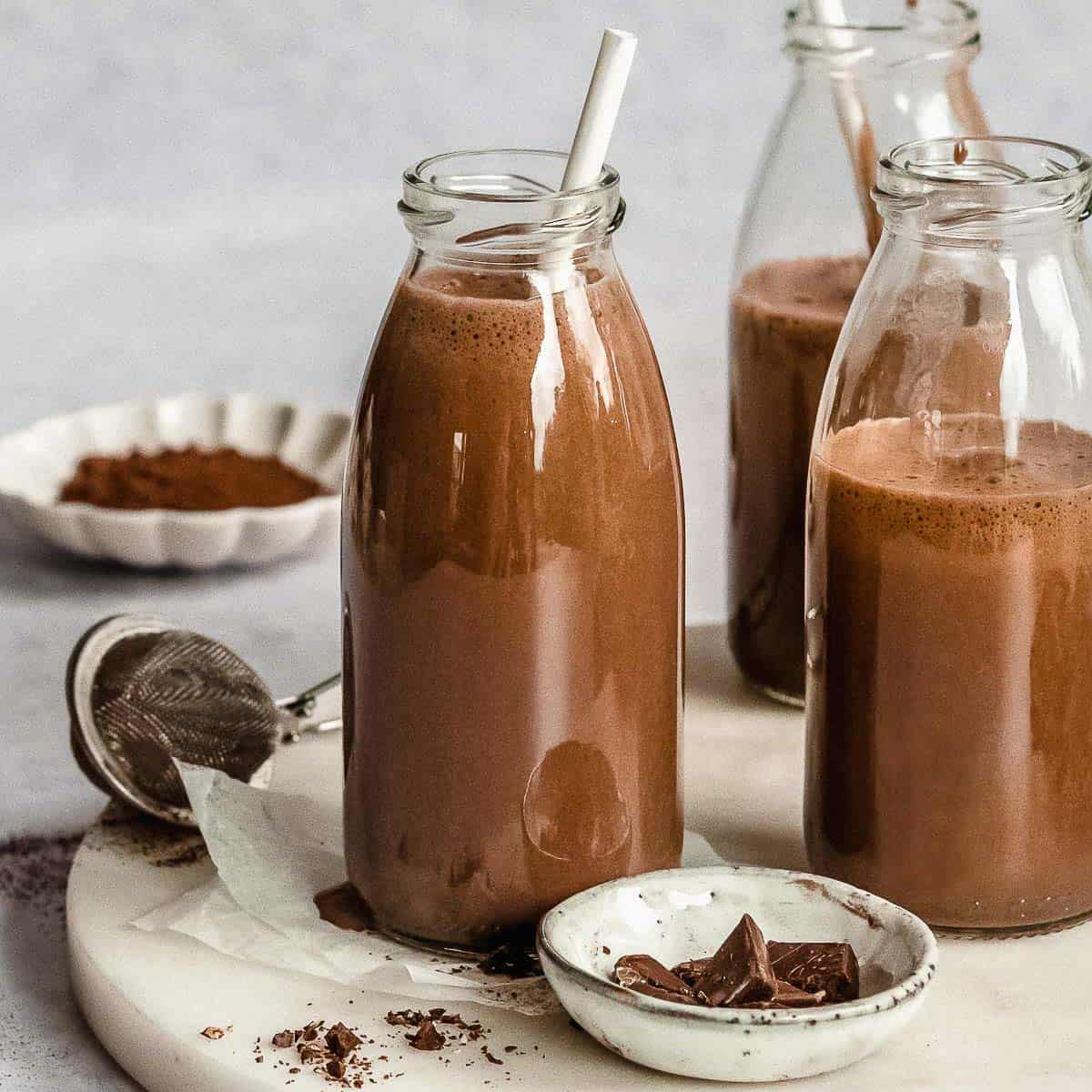 Chocolate milk is a drink that helps you relieve stress