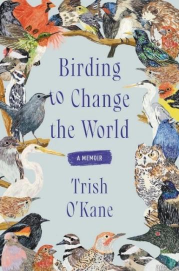Book cover with birds along the edges