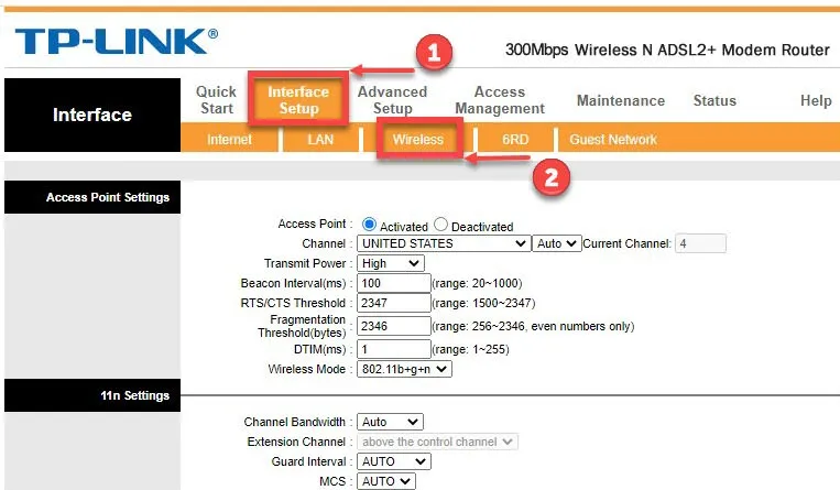 تغییر رمز وای فای tp link