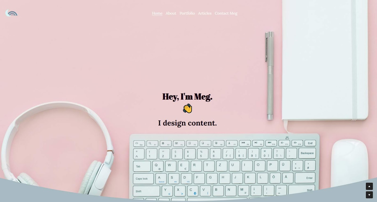 Content Design Portfolio Example - Hey Its Meg