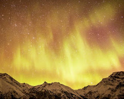 Image of Yellow Aurora Borealis