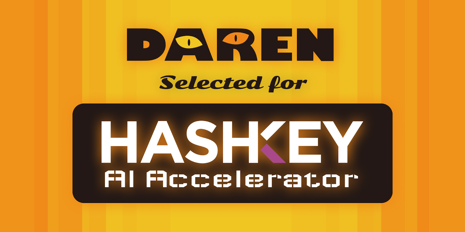 DAREN, the Web3 AI talent service platform, joins the renowned HashKey Accelerator's AI sector