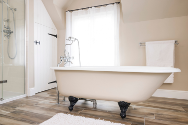 free standing bathtub in bathroom remodeling design 2024 custom built