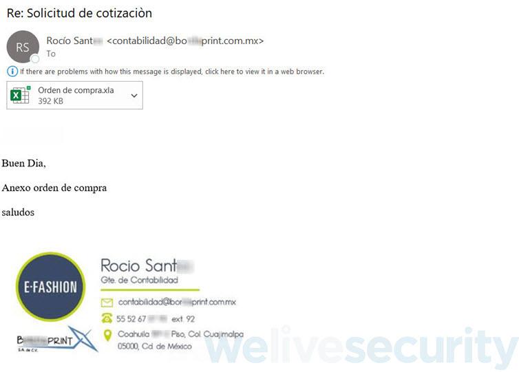 correos que distribuyen malware