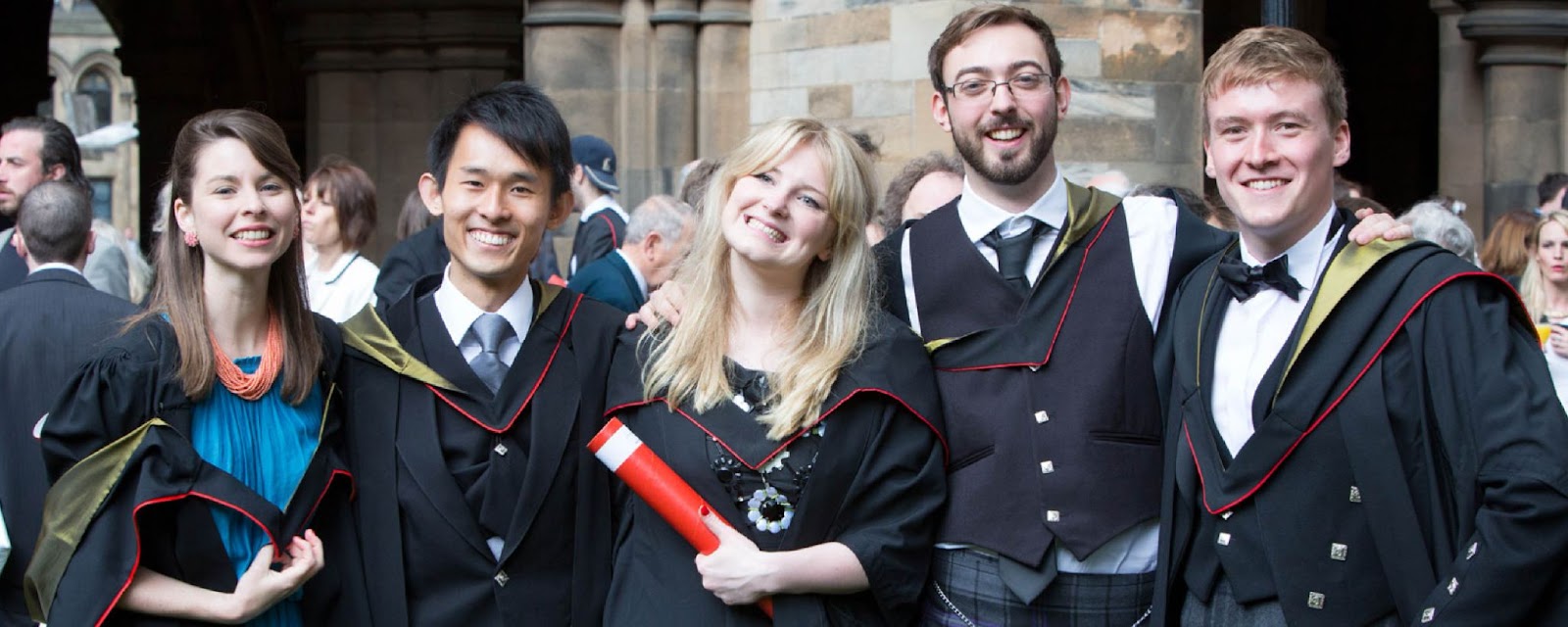 A class of students at a Scottish University