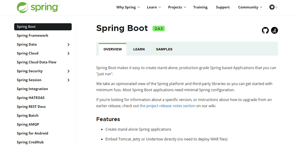 Rapid Application Development Tool - springboot