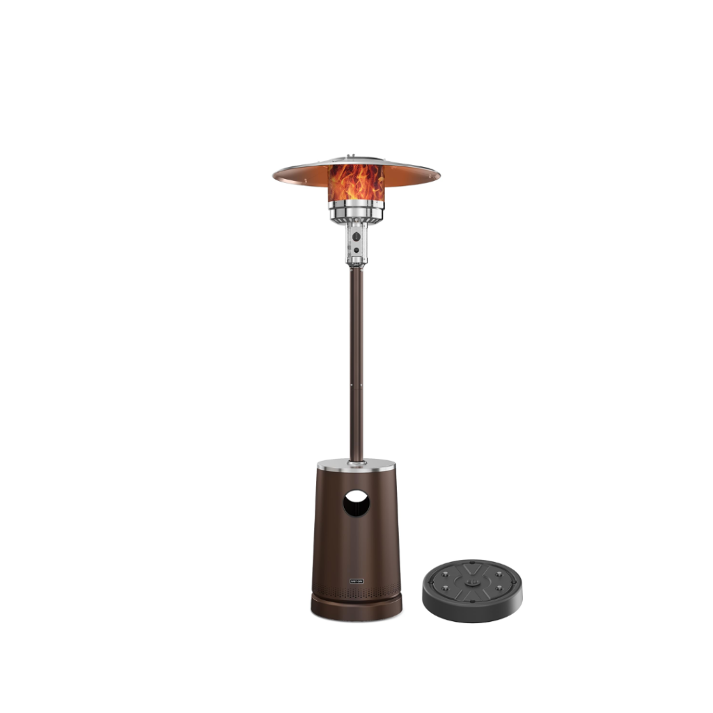 propane gas heater outdoors