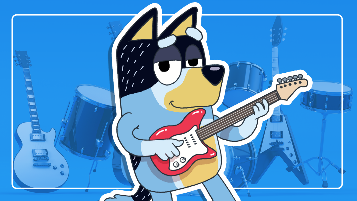 How 'Bluey' taught me to let go and love dad rock | Mashable