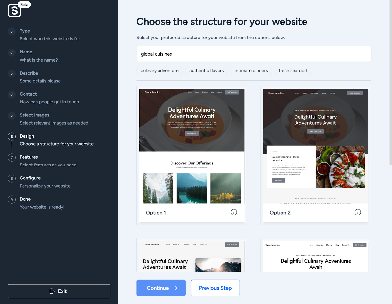 Structure For Your Website