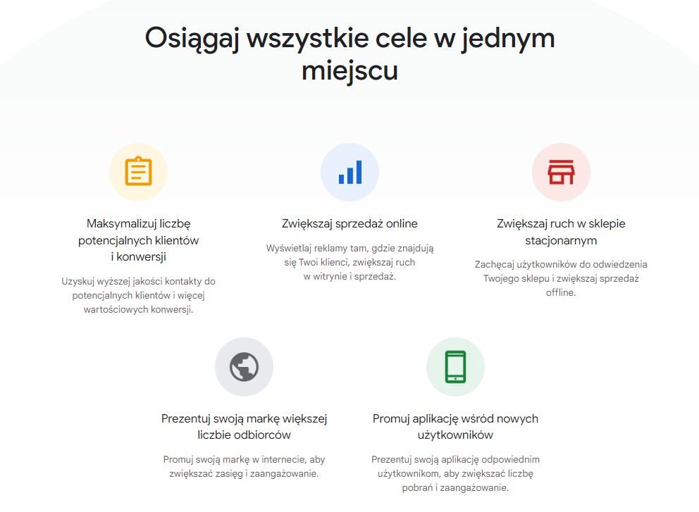 Wiele celi - jedno konto Google