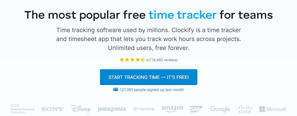 Clockify: The most popular free time tracker for teams