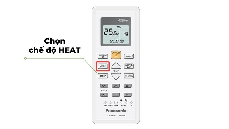 Heat trong điều khiển điều hòa là gì?