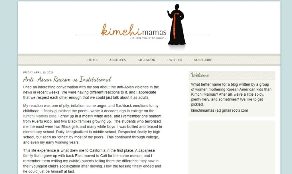 Personal Blog Example: Kimehimamas