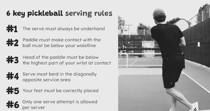How to serve in pickleball for beginners