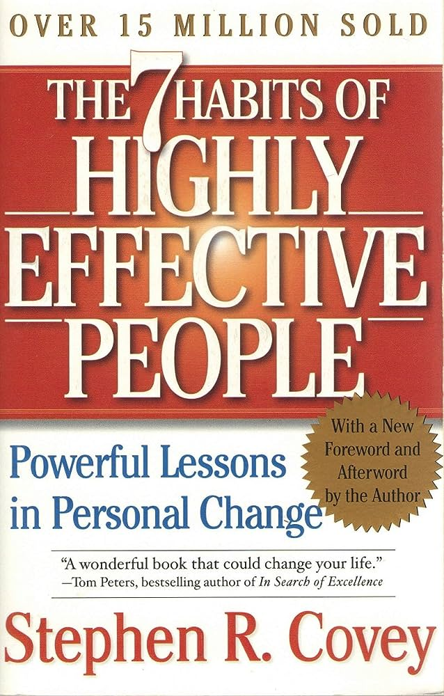 The Seven Habits of Highly Effective People: Powerful Lessons in Personal Change by Stephen R. Covey