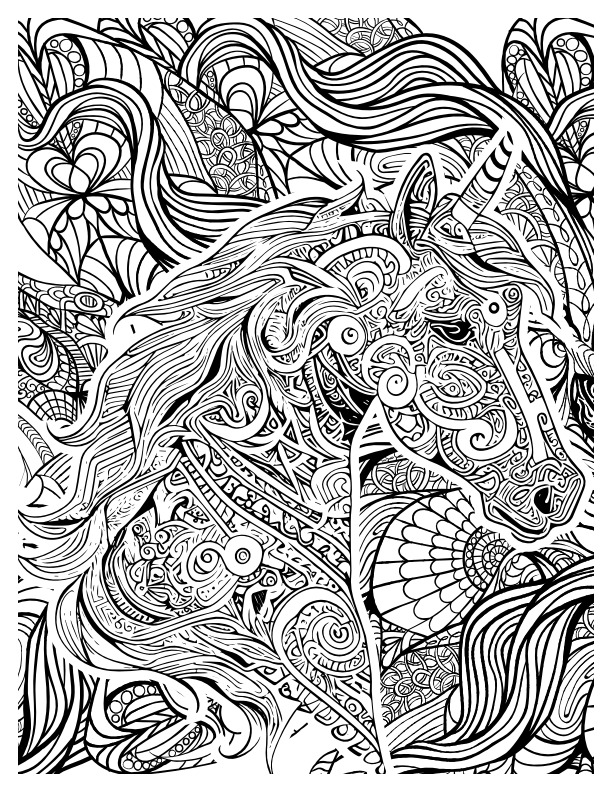 Horse Coloring Pages