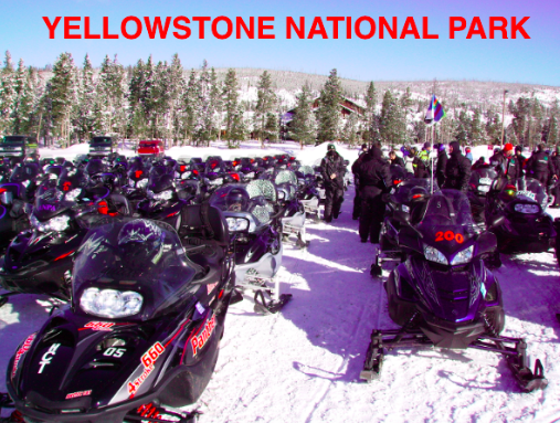 ADVENTURE ON SNOWMOBILING YELLOWSTONE NP