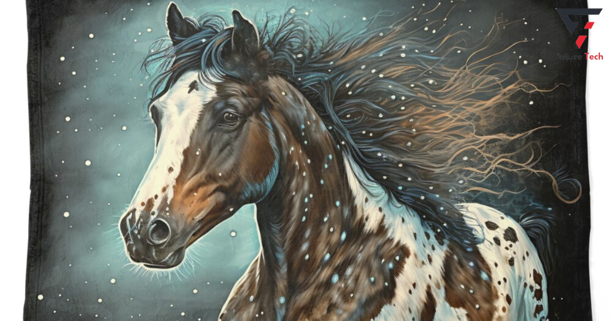 Roan: A Dreamy Speckled Tapestry,rare horse