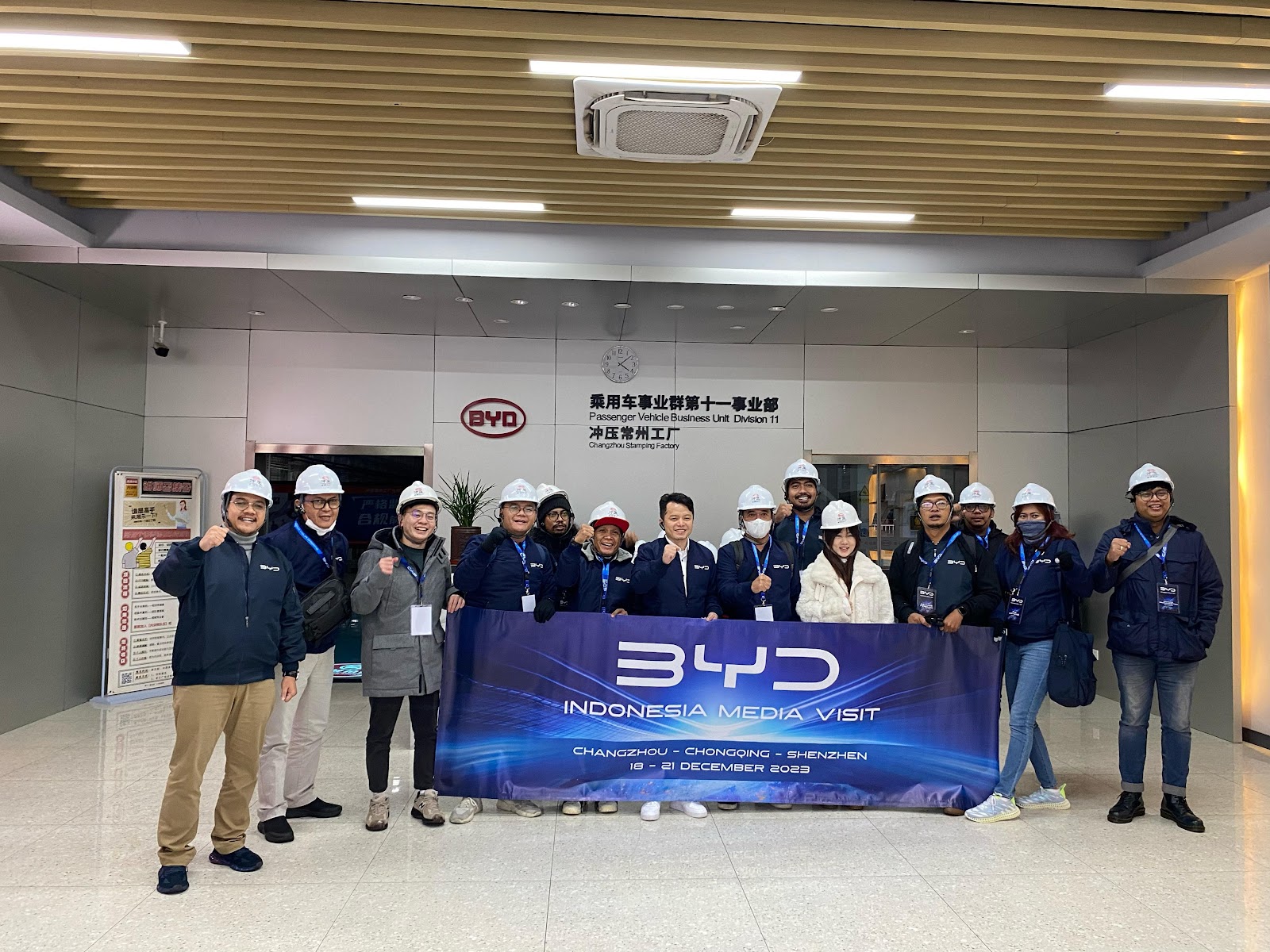 Pabrik BYD di Changzhou, China