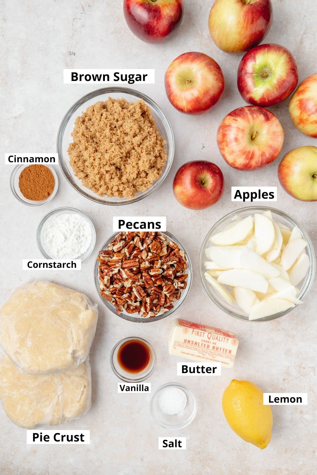 Classic Ingredients of Apple Pie Recipe